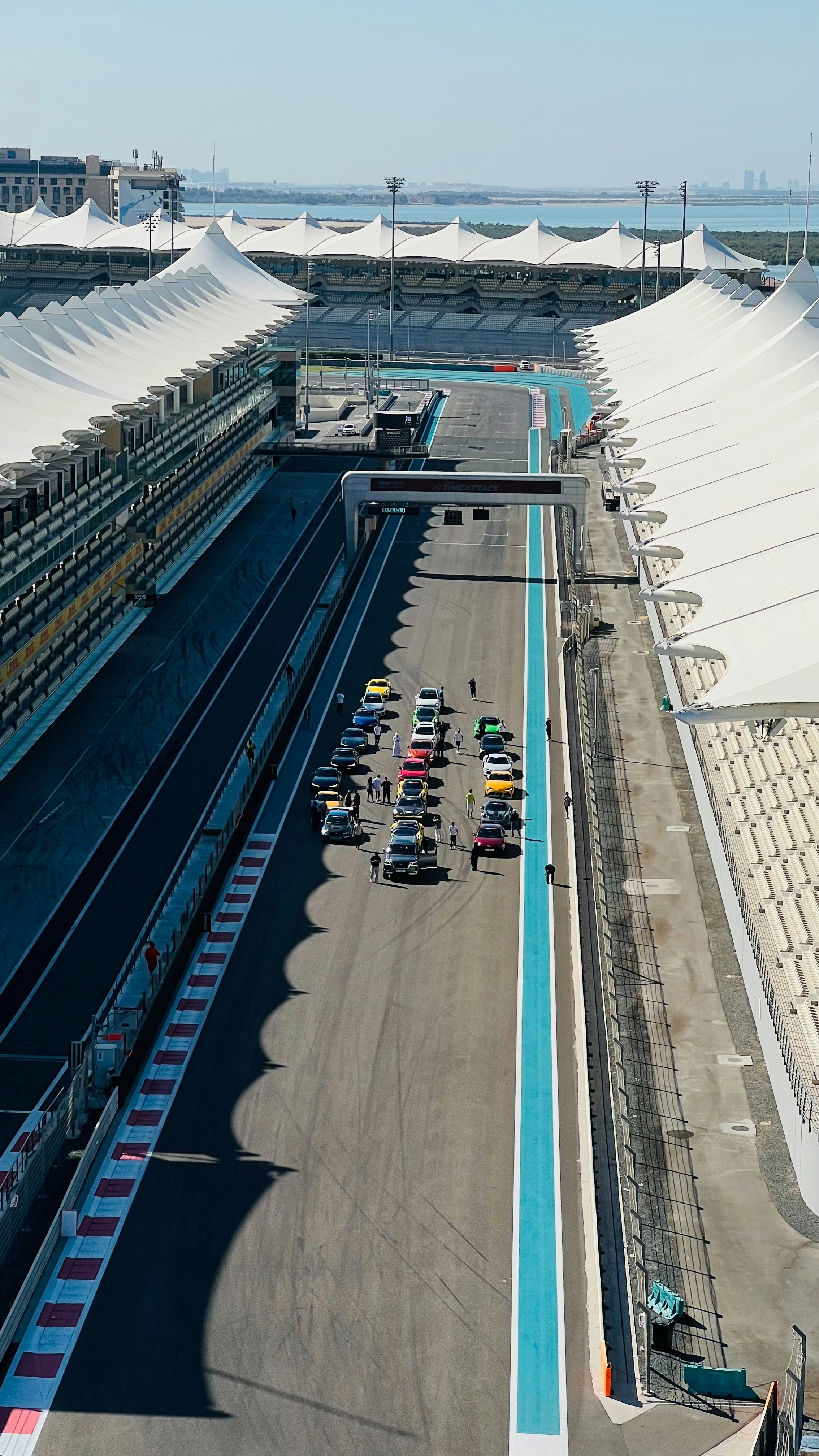 Waterfront skyline on Yas Island, Abu Dhabi
