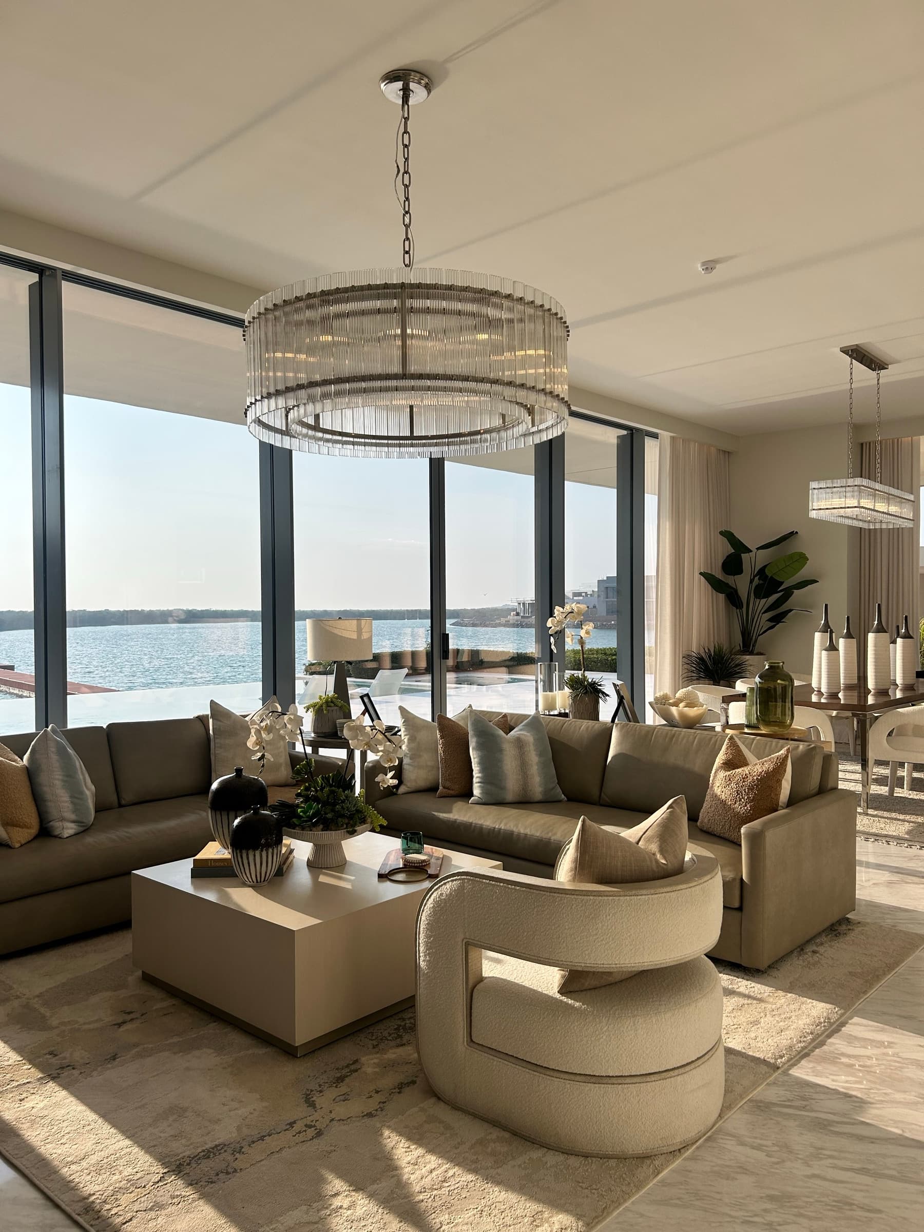 Living area, Waterfront Villa, Ramhan Island